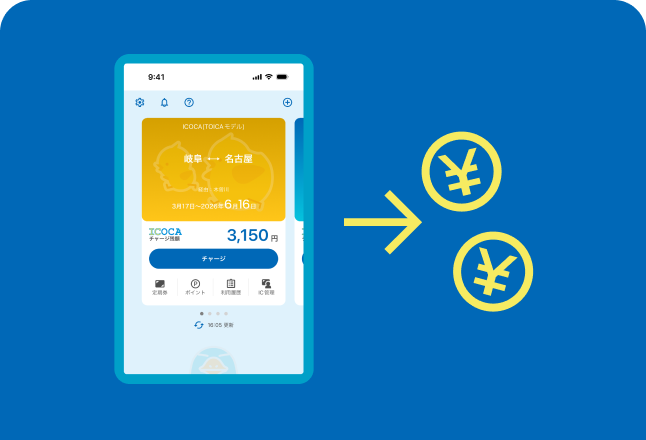 定期券の払いもどし